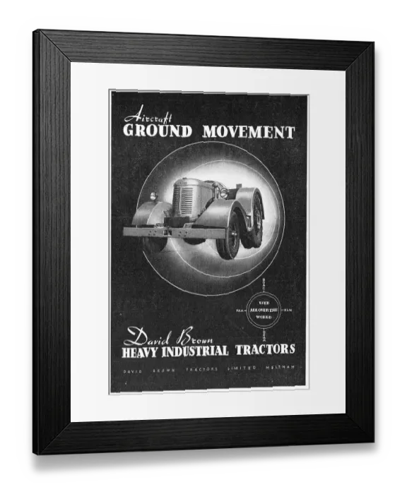 Framed Print : David Brown Tugs & Tractors