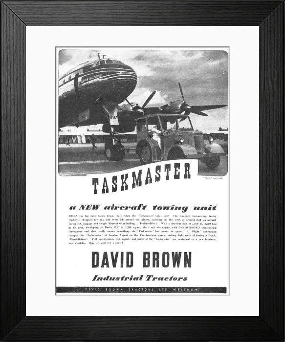 Framed Print : David Brown Aircraft Tugs Framed Print : David Brown Aircraft Tugs