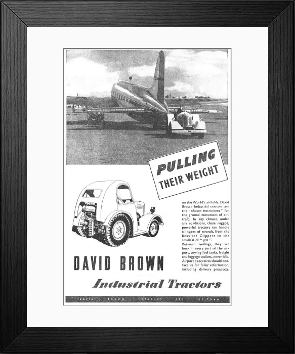 Framed Print : David Brown Tractors Industrual Tractors Framed Print : David Brown Tractors Industrual Tractors