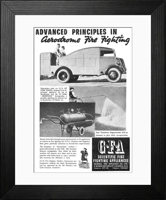 Framed Print : General Fire Appliance GFA Airfield Fire Tenders Framed Print : General Fire Appliance GFA Airfield Fire Tenders