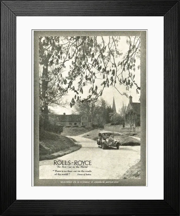 Framed Print : 1937 Rolls-Royce Motor Cars Framed Print : 1937 Rolls-Royce Motor Cars