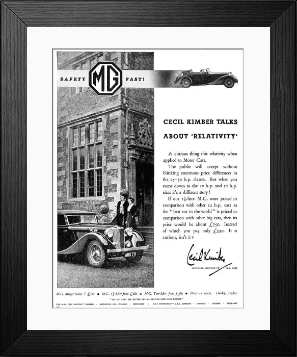 Framed Print : 1938 MG Motor Cars - ARX 711 Framed Print : 1938 MG Motor Cars - ARX 711