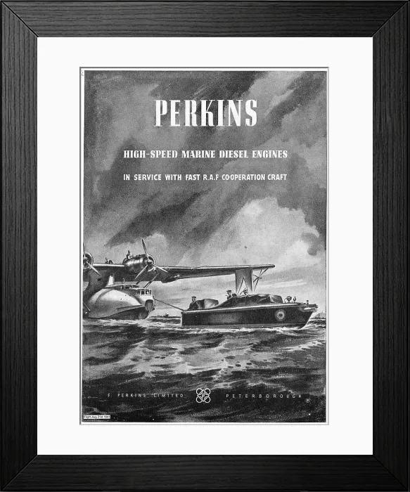 Framed Print : Perkins High Speed Diesel Marine Engines Framed Print : Perkins High Speed Diesel Marine Engines