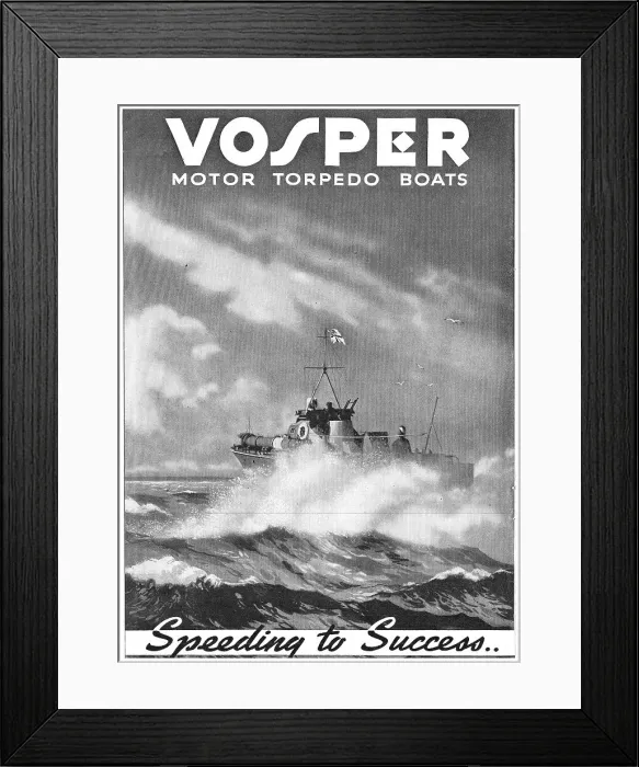 Framed Print : Vosper Motor Torpedo Boats Framed Print : Vosper Motor Torpedo Boats