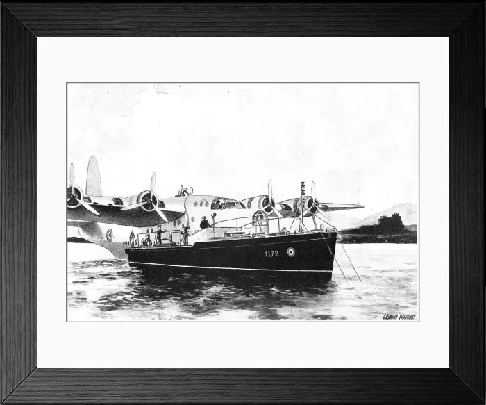 Framed Print : Vosper Seaplane Tender Framed Print : Vosper Seaplane Tender
