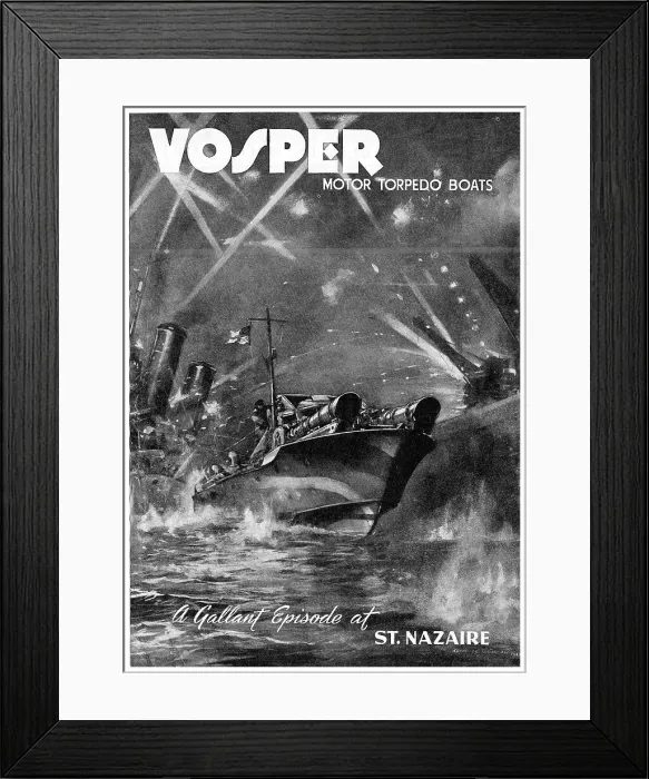 Framed Print : Vosper Motor Torpedo Boats Framed Print : Vosper Motor Torpedo Boats