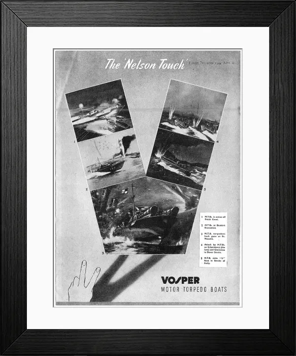 Framed Print : Vosper Marine Craft