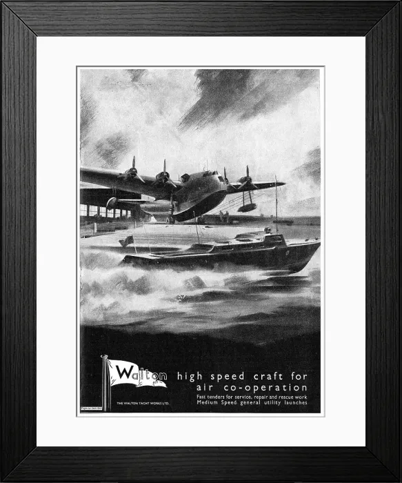 Framed Print : Walton High Speed Air Co-operaion Tenders Framed Print : Walton High Speed Air Co-operaion Tenders