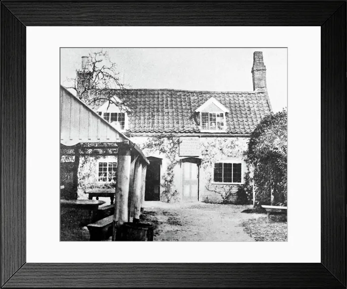 Framed Print : The Eel's Foot Pub, Ormesby, Norfolk Broads in the 1920s Framed Print : The Eel's Foot Pub, Ormesby, Norfolk Broads in the 1920s