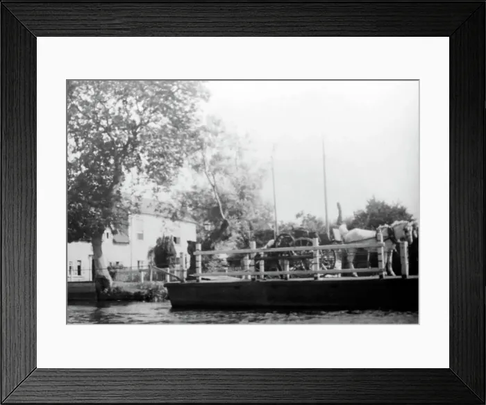 Framed Print : Horning Ferry, Norfolk in the 1920s Framed Print : Horning Ferry, Norfolk in the 1920s