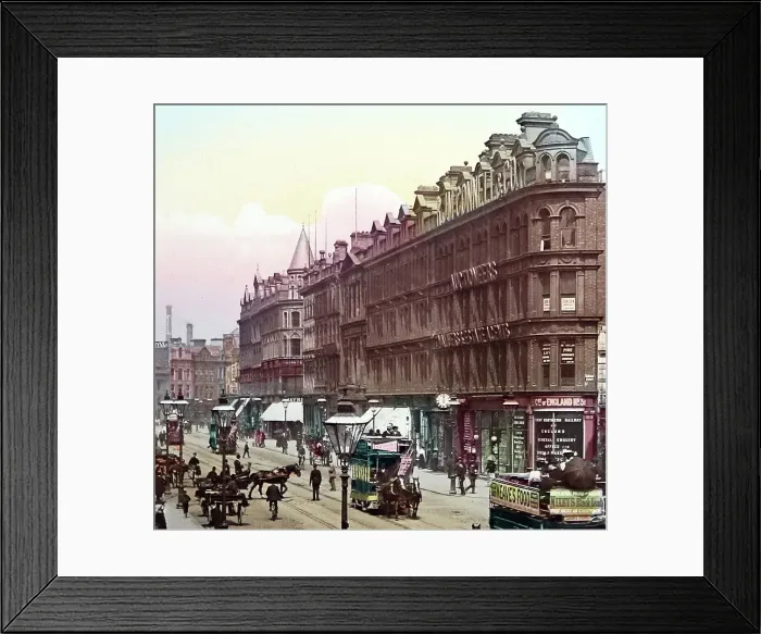 Framed Print : Belfast, Ireland, Victorian period Framed Print : Belfast, Ireland, Victorian period
