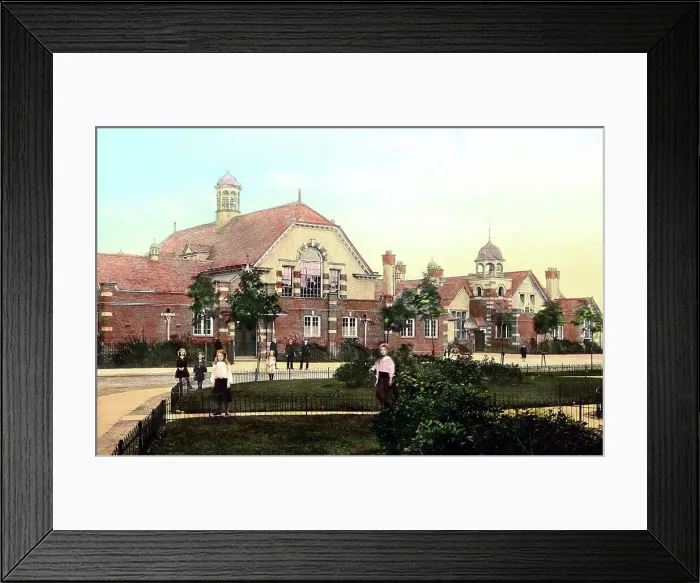 Framed Print : Church Drive Schools, Port Sunlight Village, Wirral Framed Print : Church Drive Schools, Port Sunlight Village, Wirral