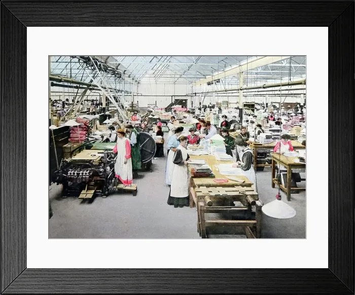 Framed Print : W H Smith Bookbinding Factory, Letchworth Garden City Framed Print : W H Smith Bookbinding Factory, Letchworth Garden City