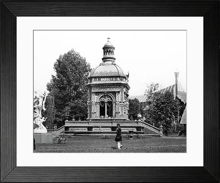 Framed Print : Gardens, 1889 Exposition Universelle, Paris, France Framed Print : Gardens, 1889 Exposition Universelle, Paris, France