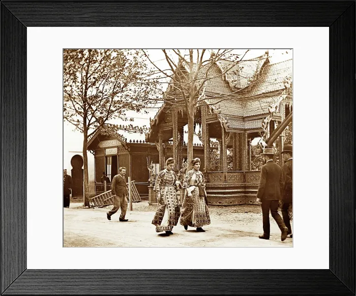 Framed Print : Siamese Pavilion, 1889 Exposition Universelle, Paris, France Framed Print : Siamese Pavilion, 1889 Exposition Universelle, Paris, France