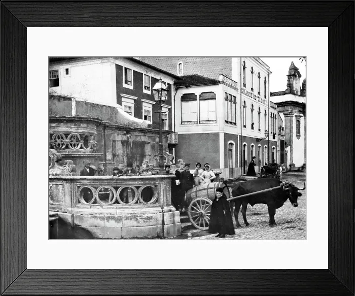 Framed Print : Leiria, Portugal, early 1900s Framed Print : Leiria, Portugal, early 1900s