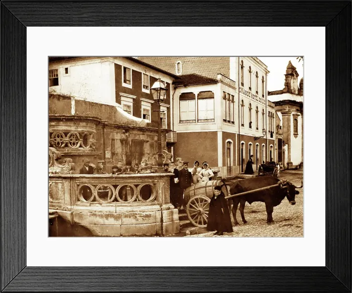 Framed Print : Leiria, Portugal, early 1900s Framed Print : Leiria, Portugal, early 1900s