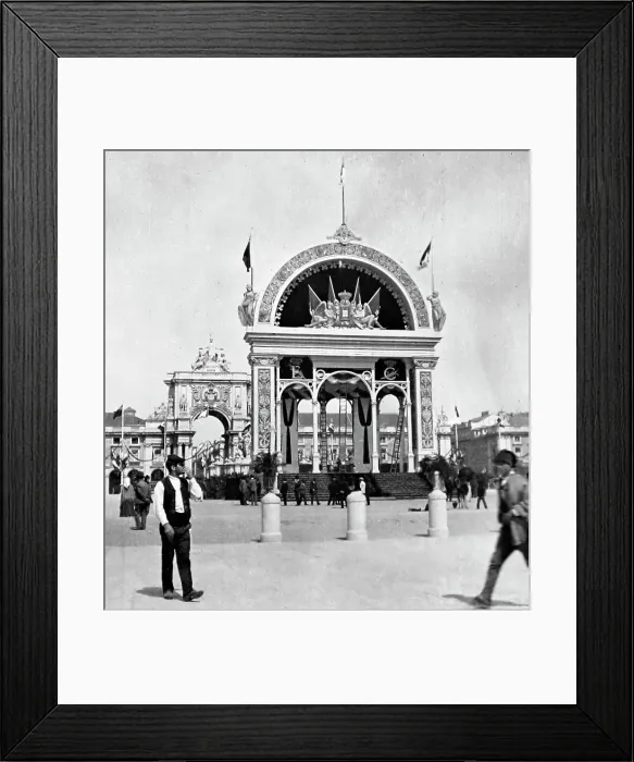 Framed Print : Praca di Commercio, Lisbon, Portugal, early 1900s Framed Print : Praca di Commercio, Lisbon, Portugal, early 1900s