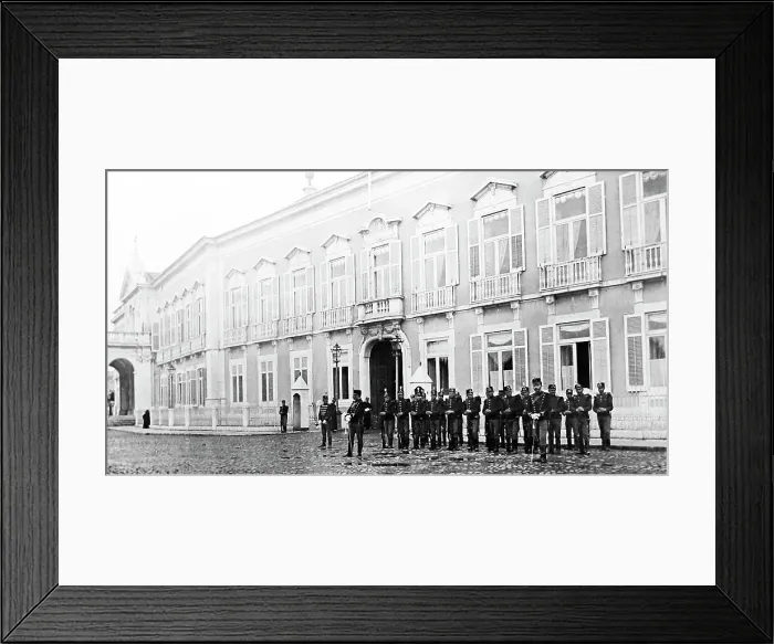 Framed Print : The King's Palace, Lisbon, Portugal, early 1900s Framed Print : The King's Palace, Lisbon, Portugal, early 1900s