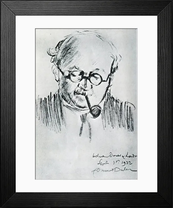 Framed Print : Portrait of Sir Edwin Landseer Lutyens, architect Framed Print : Portrait of Sir Edwin Landseer Lutyens, architect