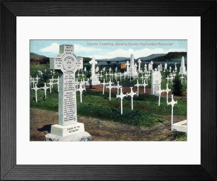 Framed Print : Intombi Cemetery - Gordon Highlanders Monument Framed Print : Intombi Cemetery - Gordon Highlanders Monument