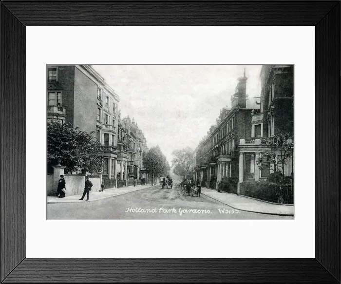 Framed Print : Holland Park Gardens, London Framed Print : Holland Park Gardens, London