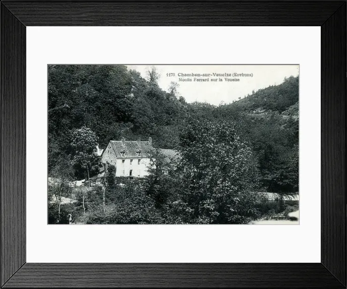 Framed Print : Ferrard Mill on the Voueize at Chambon-sur-Voueize Framed Print : Ferrard Mill on the Voueize at Chambon-sur-Voueize