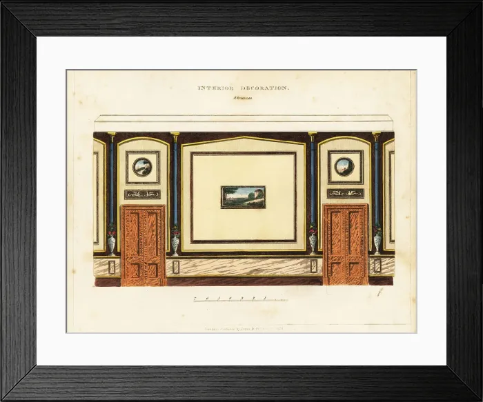 Framed Print : Interior decoration: Etruscan Framed Print : Interior decoration: Etruscan