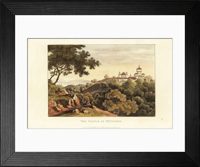 Framed Print : The Castle of Wufflens or Vufflens, Switzerland Framed Print : The Castle of Wufflens or Vufflens, Switzerland