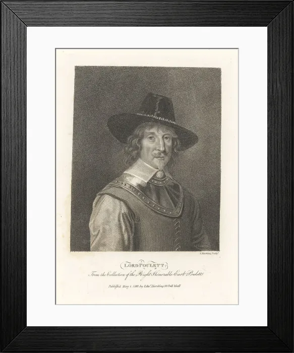 Framed Print : John Poulett, 1st Baron Poulett, 1585-1649 Framed Print : John Poulett, 1st Baron Poulett, 1585-1649