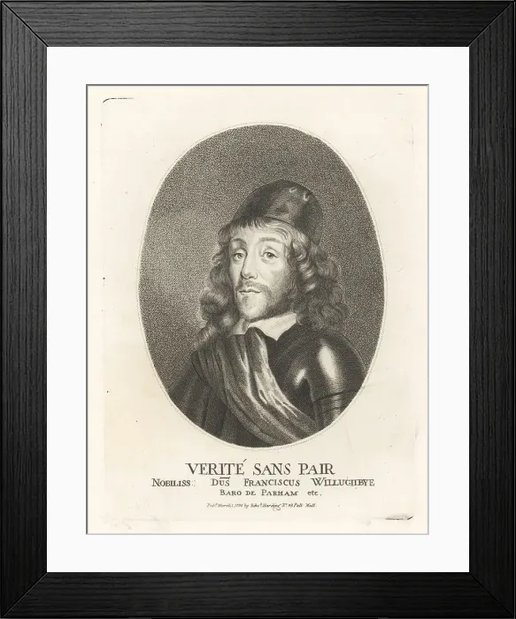 Framed Print : Francis Willoughby, 5th Baron Willoughby of Parham Framed Print : Francis Willoughby, 5th Baron Willoughby of Parham
