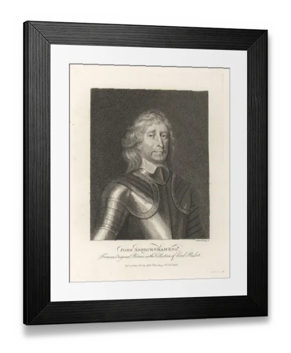 Framed Print : John Ashburnham, English diplomat and politician, 1603-1671 Framed Print : John Ashburnham, English diplomat and politician, 1603-1671