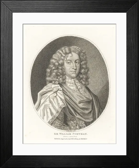 Framed Print : Sir William Portman, 6th Baronet Framed Print : Sir William Portman, 6th Baronet