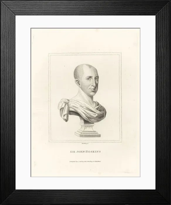 Framed Print : Sir John Hoskins, founder of the Royal Society Framed Print : Sir John Hoskins, founder of the Royal Society