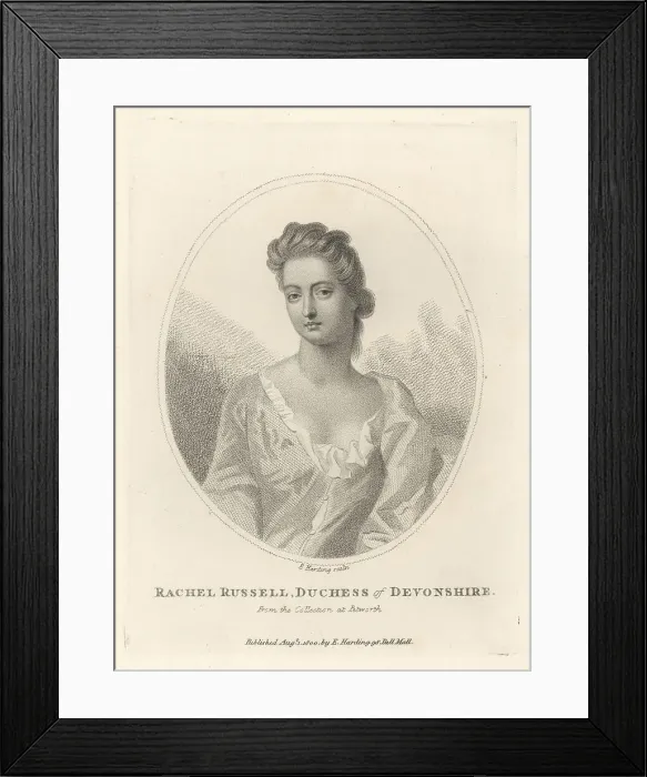 Framed Print : Rachel Russell, Duchess of Devonshire, 1674-1725 Framed Print : Rachel Russell, Duchess of Devonshire, 1674-1725