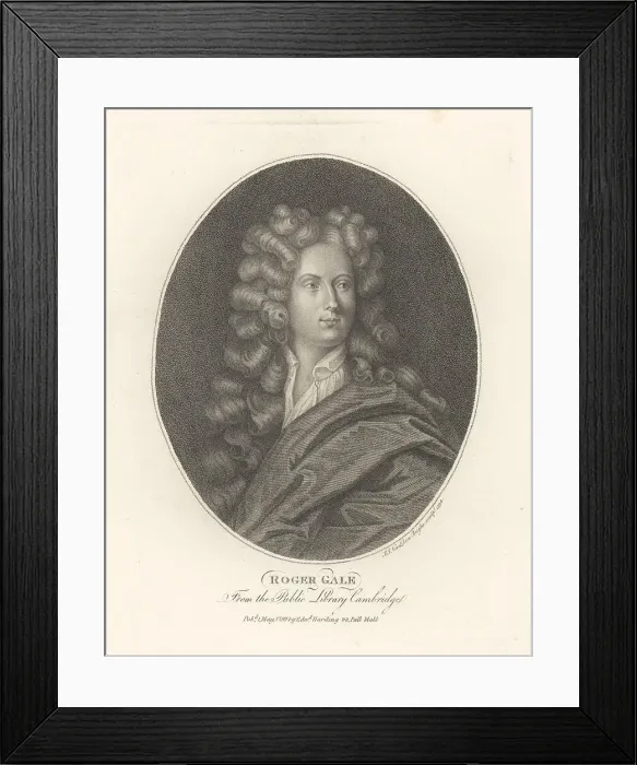 Framed Print : Roger Gale, English antiquary and historian, 1672-1744 Framed Print : Roger Gale, English antiquary and historian, 1672-1744