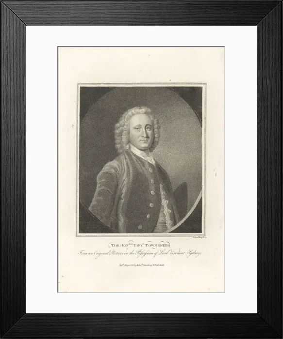 Framed Print : Thomas Townshend, British Whig politician, 1701-1780 Framed Print : Thomas Townshend, British Whig politician, 1701-1780