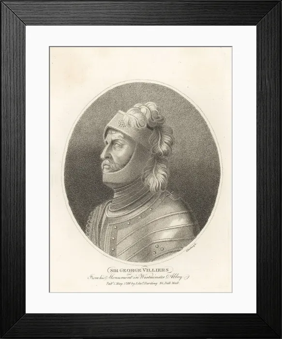 Framed Print : Sir George Villiers, English knight, 1544-1606 Framed Print : Sir George Villiers, English knight, 1544-1606
