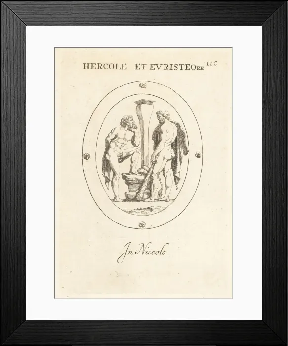 Framed Print : Heracles and Eurystheus Framed Print : Heracles and Eurystheus