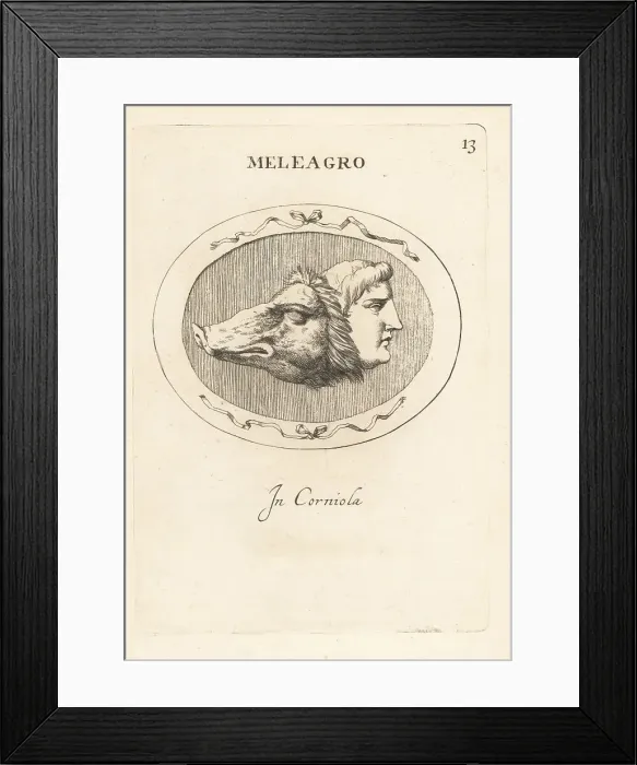 Framed Print : Heads of Meleager and the Calydonian boar Framed Print : Heads of Meleager and the Calydonian boar