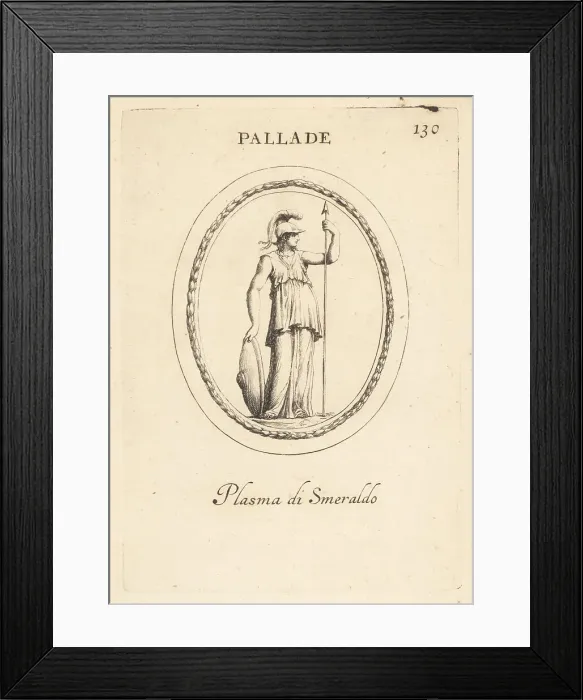 Framed Print : Pallas, daughter of Triton in Greek mythology Framed Print : Pallas, daughter of Triton in Greek mythology