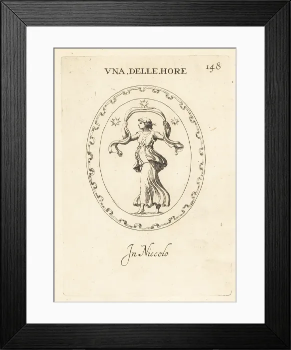 Framed Print : One of the Horae, goddesses of the seasons Framed Print : One of the Horae, goddesses of the seasons