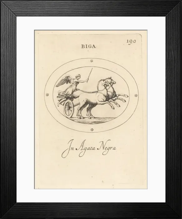 Framed Print : Winged figure of Victoria driving a biga Framed Print : Winged figure of Victoria driving a biga