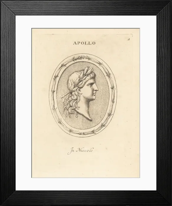 Framed Print : Bust of Apollo, Greek god of archery, music and dance Framed Print : Bust of Apollo, Greek god of archery, music and dance
