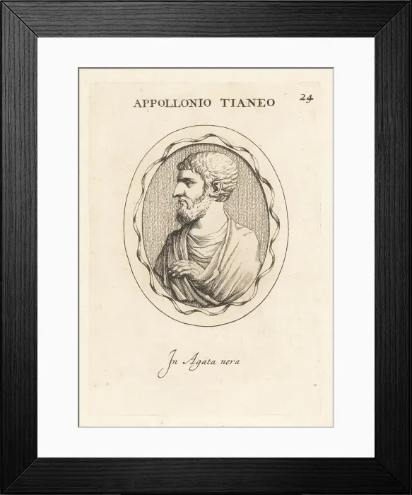 Framed Print : Apollonius of Tyana, Greek Neopythagorean philosopher Framed Print : Apollonius of Tyana, Greek Neopythagorean philosopher