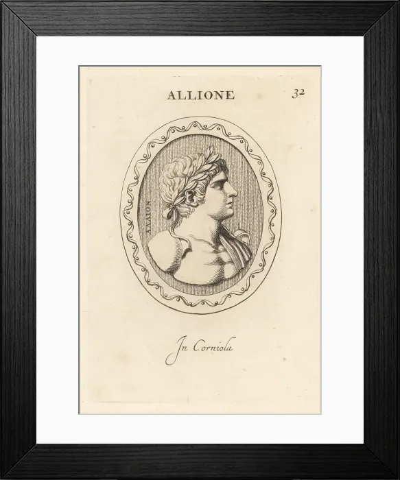 Framed Print : Bust of a young athlete crowned with laurel wreath Framed Print : Bust of a young athlete crowned with laurel wreath