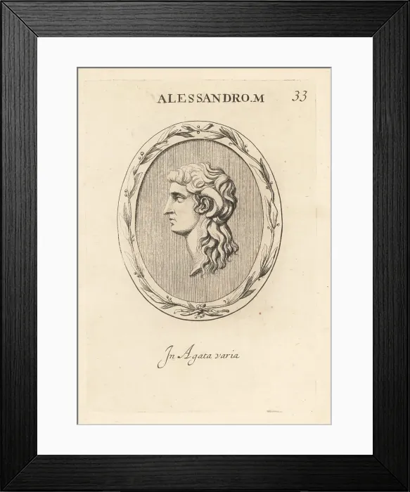 Framed Print : Bust of Alexander III of Macedon Framed Print : Bust of Alexander III of Macedon