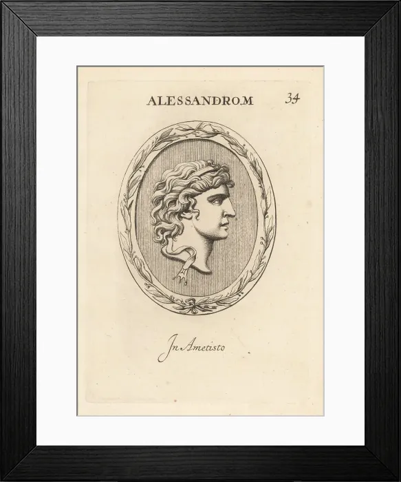 Framed Print : Bust of Alexander III of Macedon Framed Print : Bust of Alexander III of Macedon