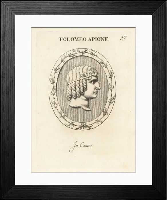 Framed Print : Bust of Ptolemy Apion, King of Cyrenaica Framed Print : Bust of Ptolemy Apion, King of Cyrenaica