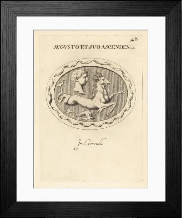 Framed Print : Apotheosis of Caesar Augustus or Octavian Framed Print : Apotheosis of Caesar Augustus or Octavian
